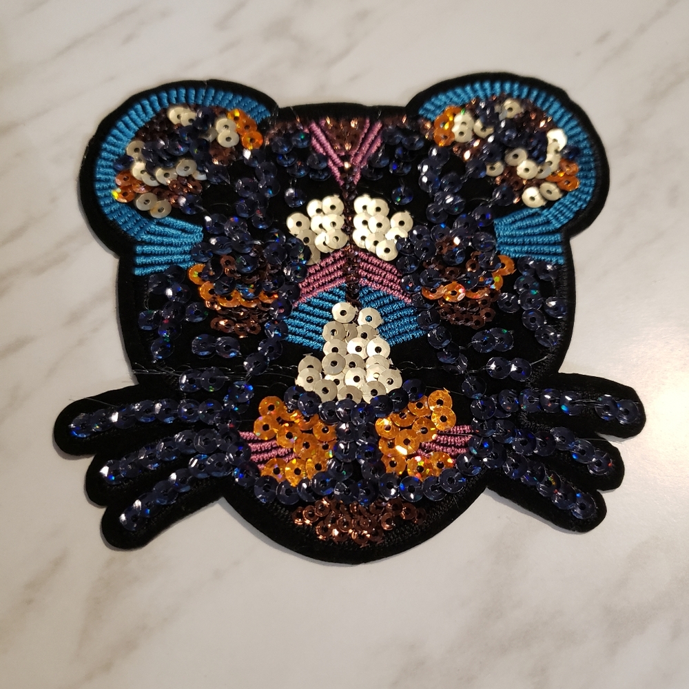 Cat Embroidered Iron-On Patch